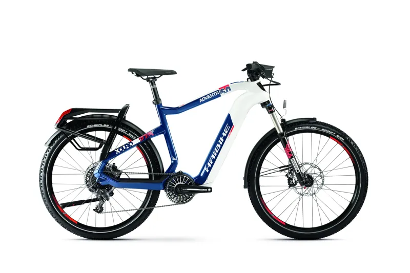 Haibike Xduro Adventr 5.0 Mens Electric Mountain Bike in White